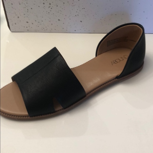 Nordstrom Abound Leni leather open toe flat - Picture 9 of 9